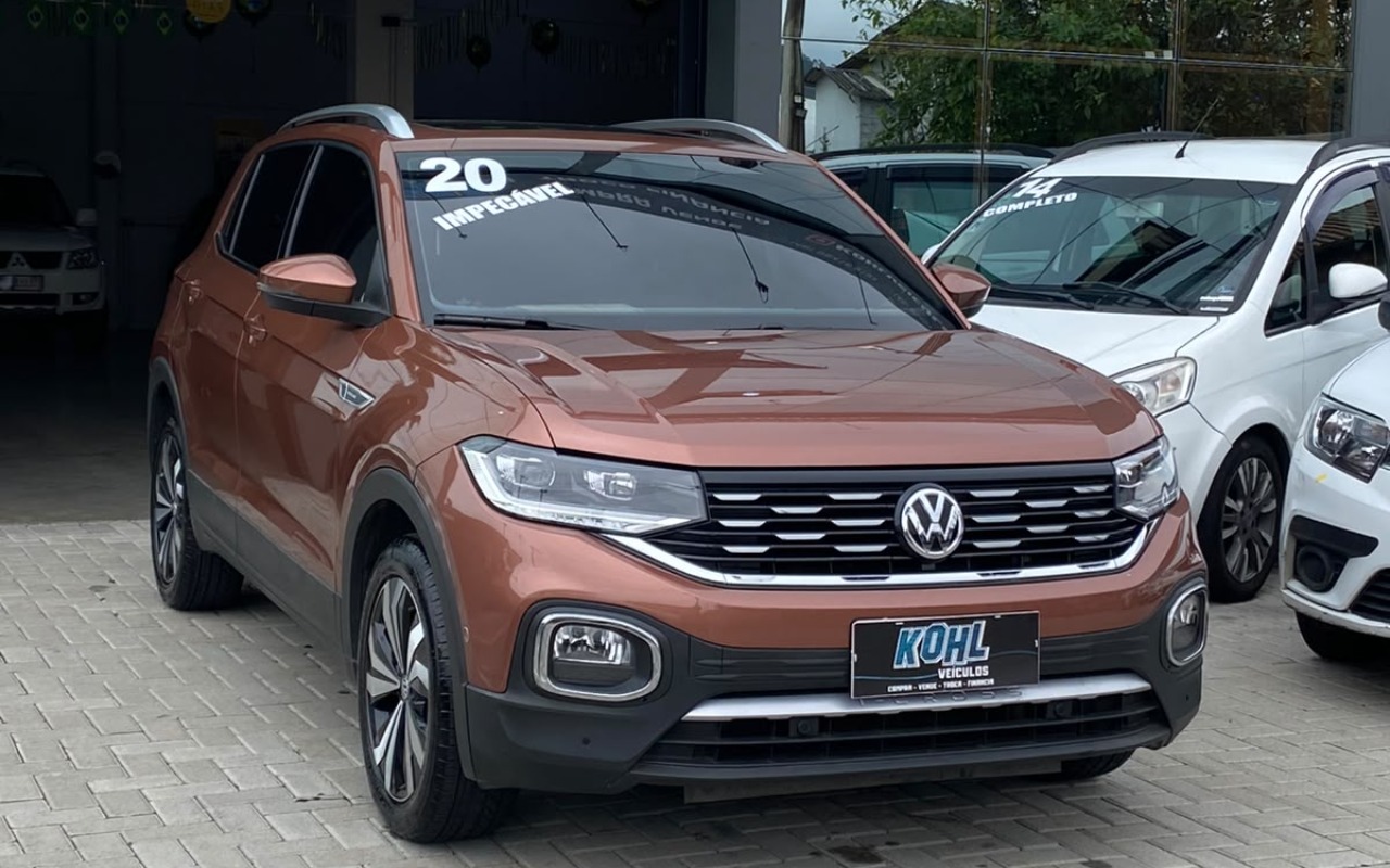 Volkswagen T-Cross 2020 Laranja — foto 1 de 3