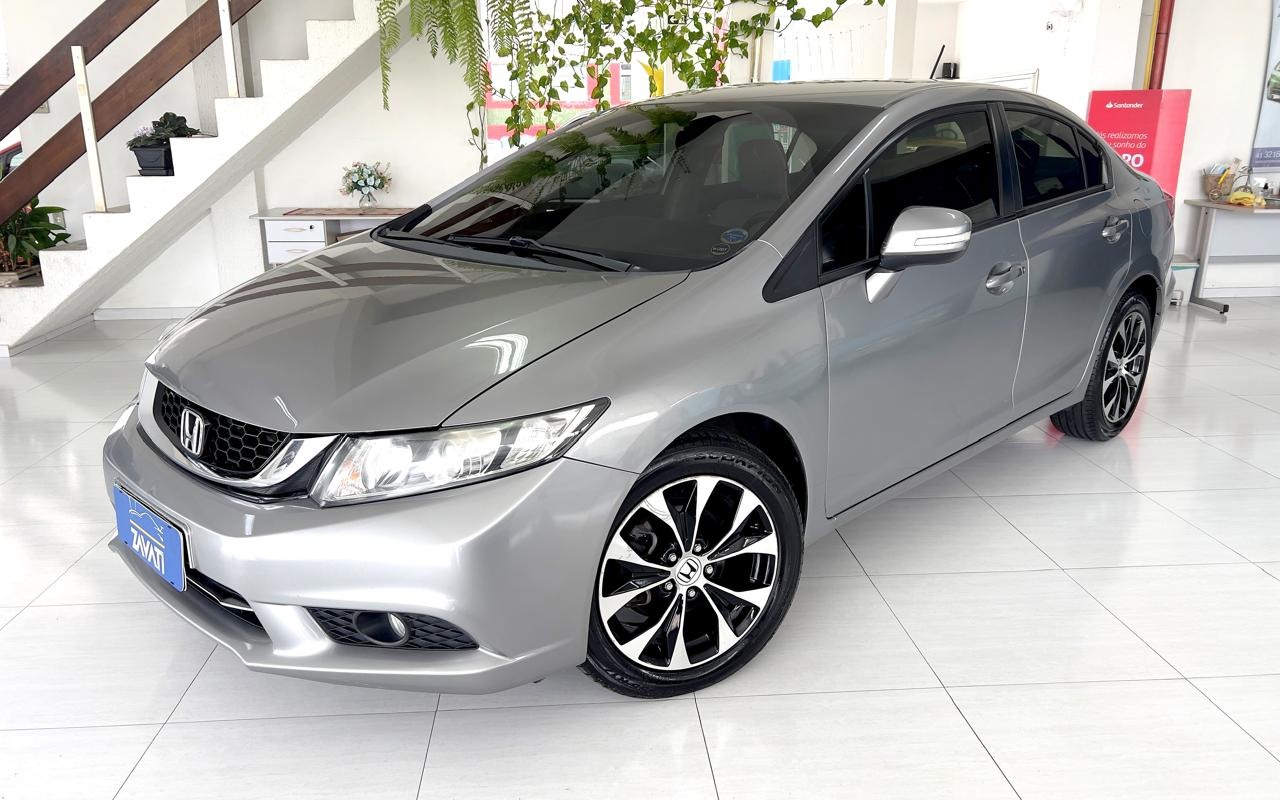 Honda Civic 2016 Cinza — foto 1 de 3