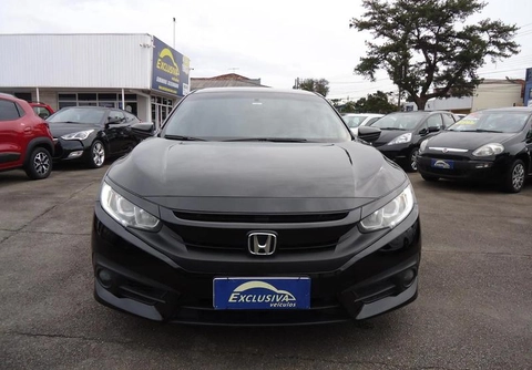 Honda Civic 2017 Preto — foto 1 de 3