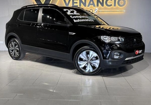 Volkswagen T-Cross 2022 Preto — foto 1 de 3