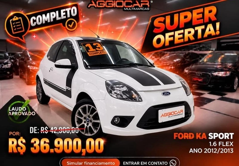 Ford Ka Sport 1.6 8V Flex 3p 2013 Branco — foto 1 de 3
