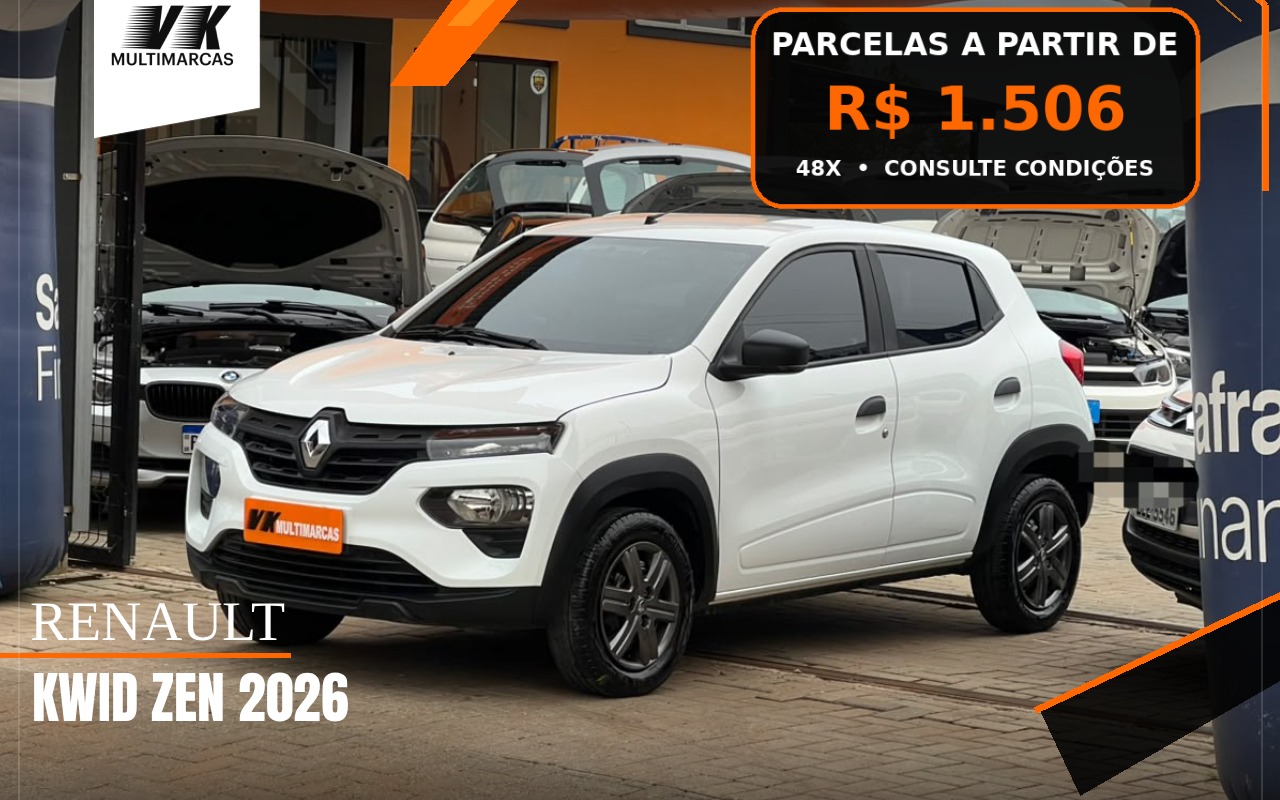 Renault Kwid 2026 Branco — foto 1 de 3