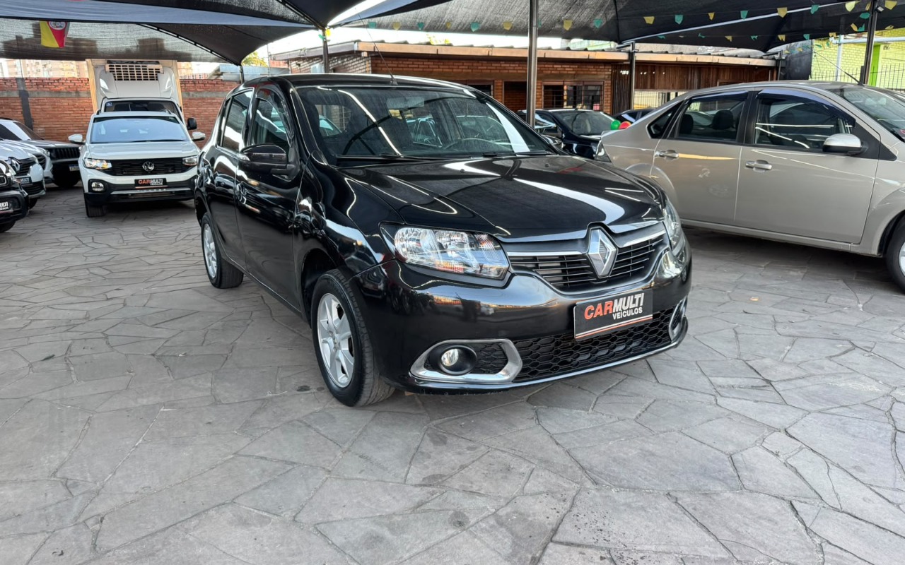 Renault Sandero 2019 Preto — foto 1 de 3