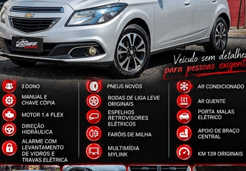 Chevrolet Onix 2014 Prata — foto 1 de 3