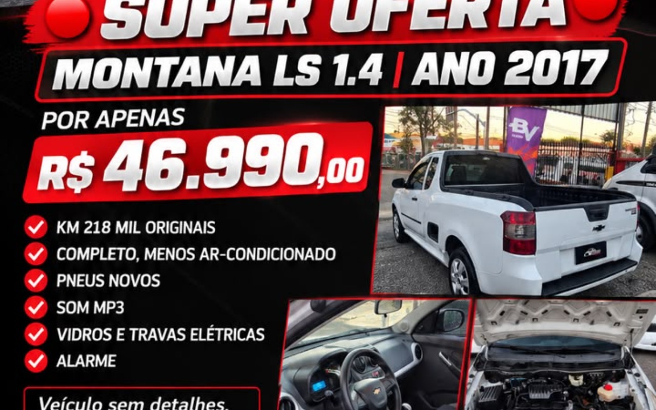 Chevrolet Montana 2017 Branco — foto 1 de 1