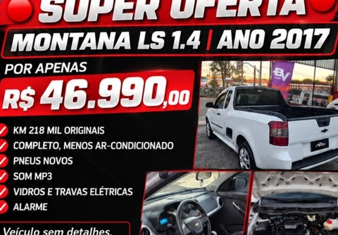 Chevrolet Montana 2017 Branco — foto 1 de 1