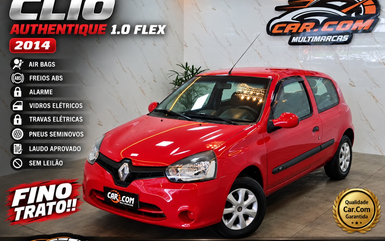 Renault Clio 2014 Vermelho — foto 1 de 3
