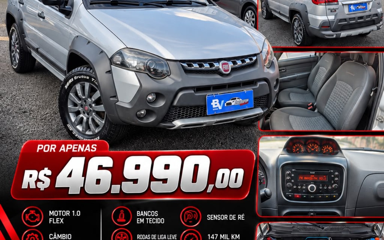 Fiat Palio 2015 Prata — foto 1 de 3