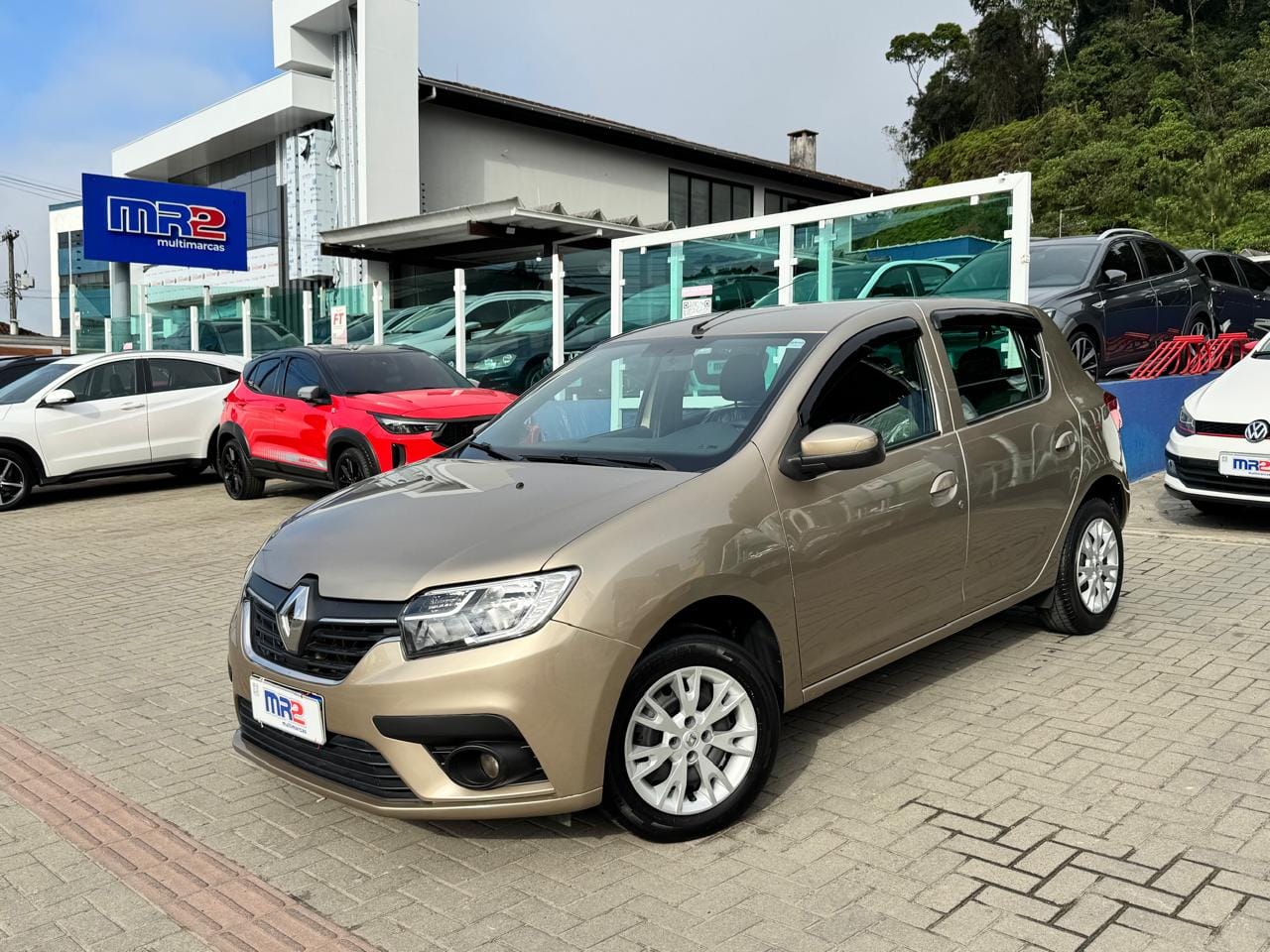 Renault Sandero 2021 Bege — foto 1 de 3