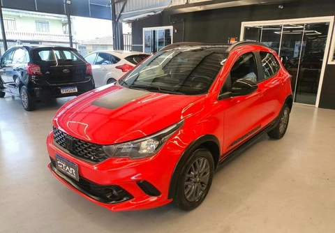 Fiat Argo TREKKING 1.3 8V Flex 2021 Vermelho — foto 1 de 3