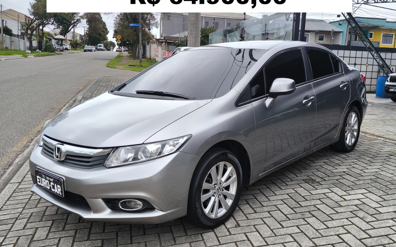 Honda Civic 2013 Cinza — foto 1 de 3