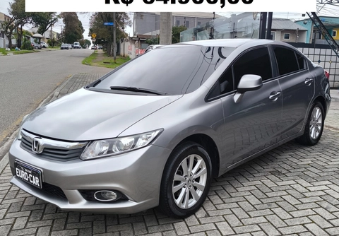 Honda Civic 2013 Cinza — foto 1 de 3