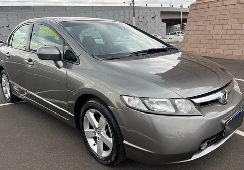 Honda Civic Sed LX 1.8 Aut 4p 2007 Cinza — foto 1 de 3