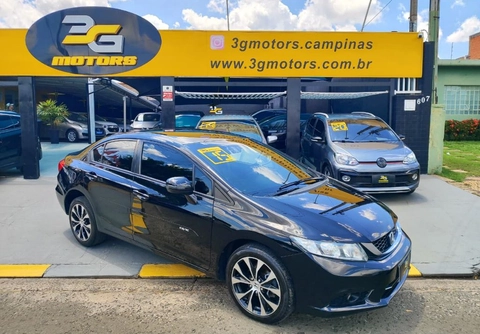 Honda Civic 2015 Preto — foto 1 de 3