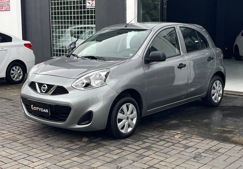 Nissan MARCH 1.0 16V Flex Fuel 5p 2016 Cinza — foto 1 de 3