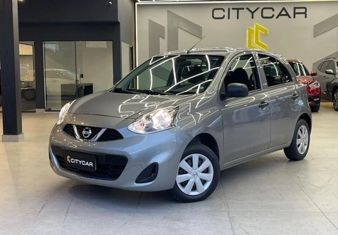 Nissan MARCH 1.0 16V Flex Fuel 5p 2016 Cinza — foto 1 de 3