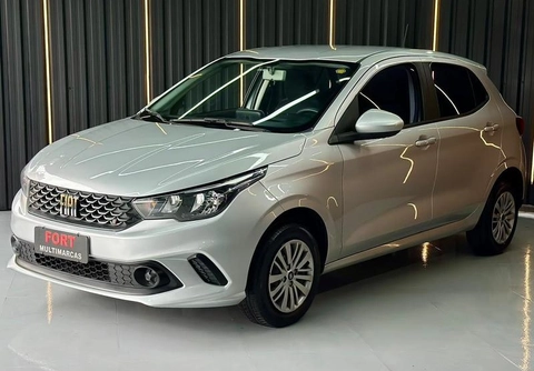 Fiat Argo DRIVE 1.0 6V Flex 2021 Prata — foto 1 de 3