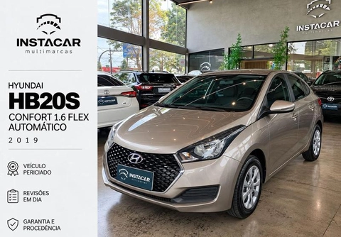 Hyundai HB20S 2019 Prata — foto 1 de 3