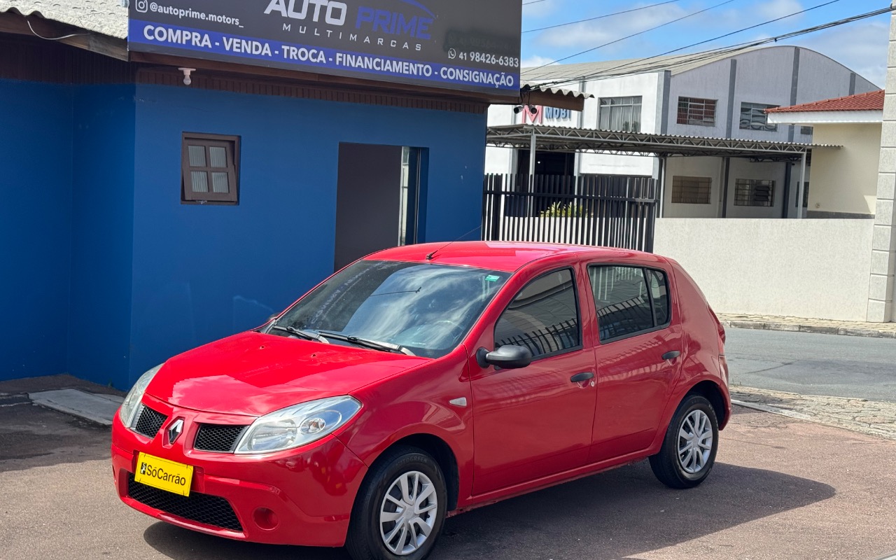 Renault Sandero 2009 Vermelho — foto 1 de 3