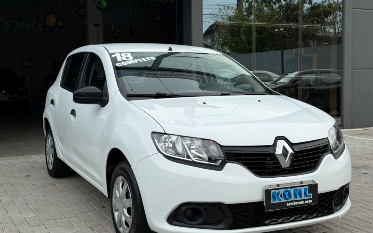 Renault Sandero 2018 Branco — foto 1 de 3