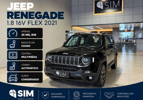 Jeep Renegade 2021 Preto — foto 1 de 3