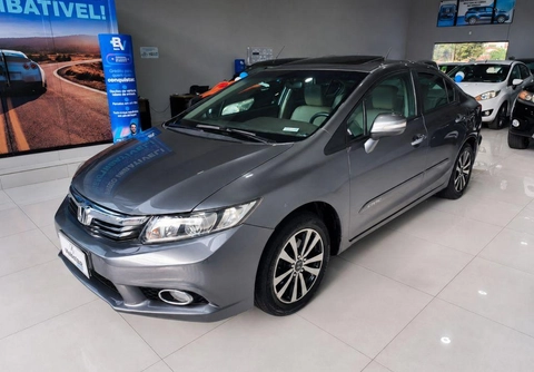 Honda Civic 2013 Cinza — foto 1 de 3