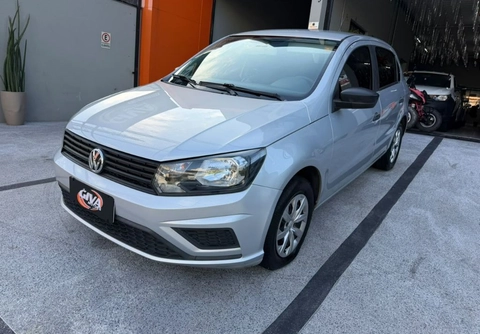 Volkswagen Gol 1.0 Flex 12V 5p 2021 Prata — foto 1 de 3