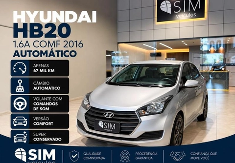 Hyundai HB20 2016 Prata — foto 1 de 3