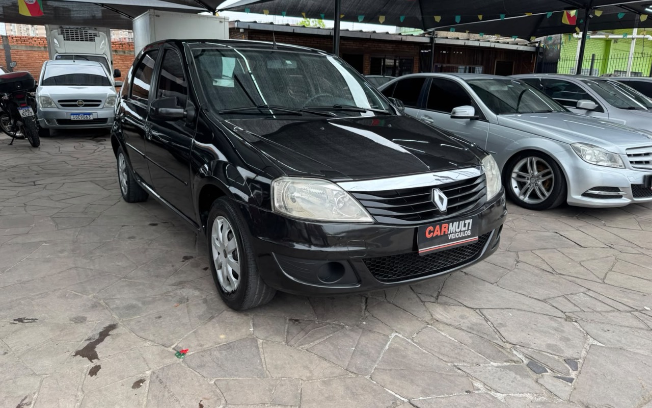 Renault Logan 2012 Preto — foto 1 de 3