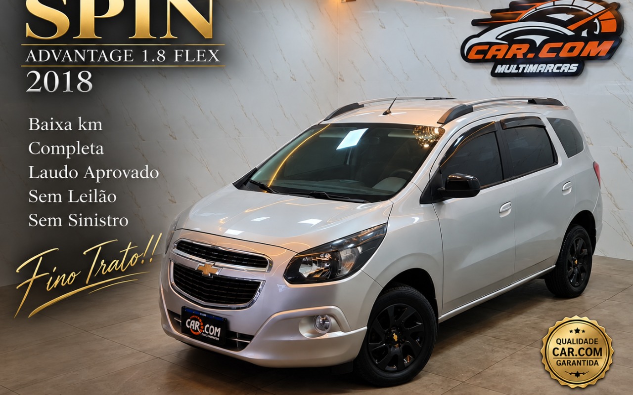 Chevrolet Spin 2018 Prata — foto 1 de 3