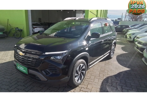 Chevrolet Spin 2025 Preto — foto 1 de 3