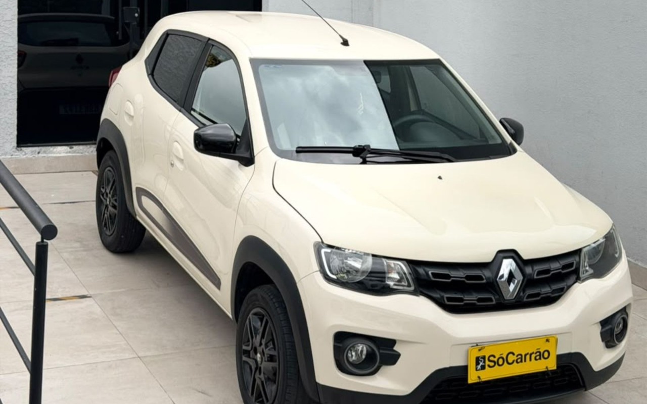 Renault Kwid 2019 Bege — foto 1 de 3