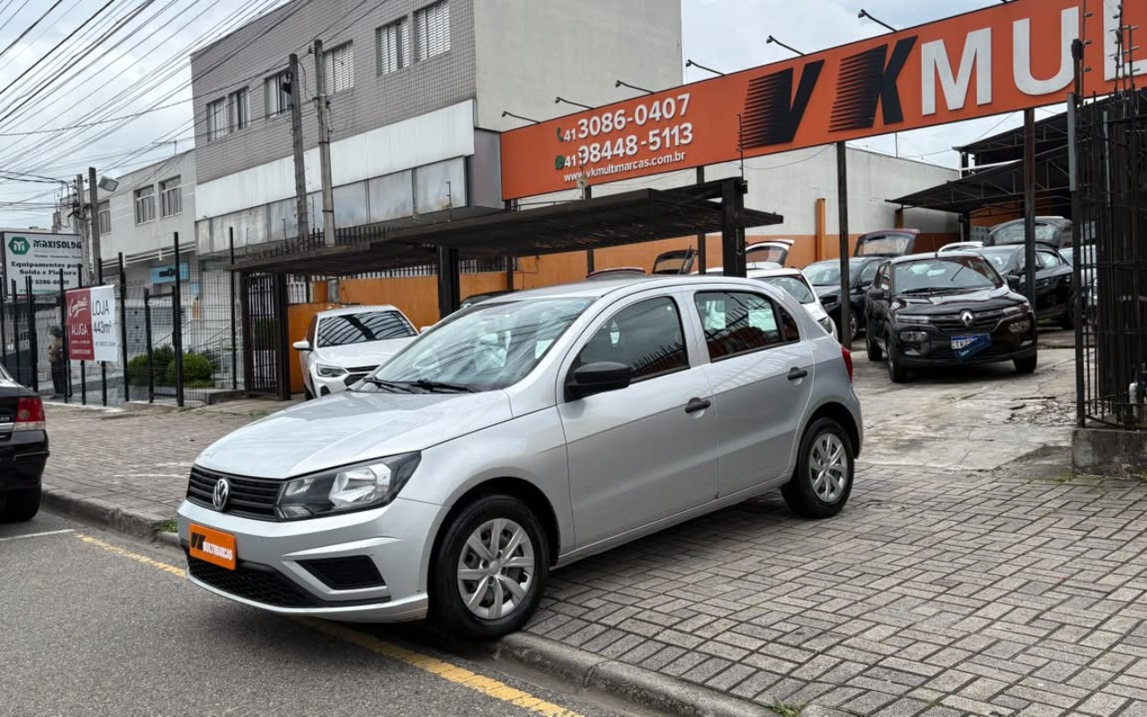 Volkswagen Gol 1.0 Flex 12V 5p 2023 Prata — foto 1 de 3