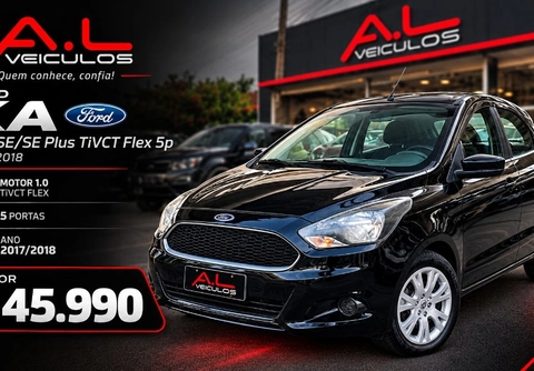 Ford Ka 2018 Preto — foto 1 de 3