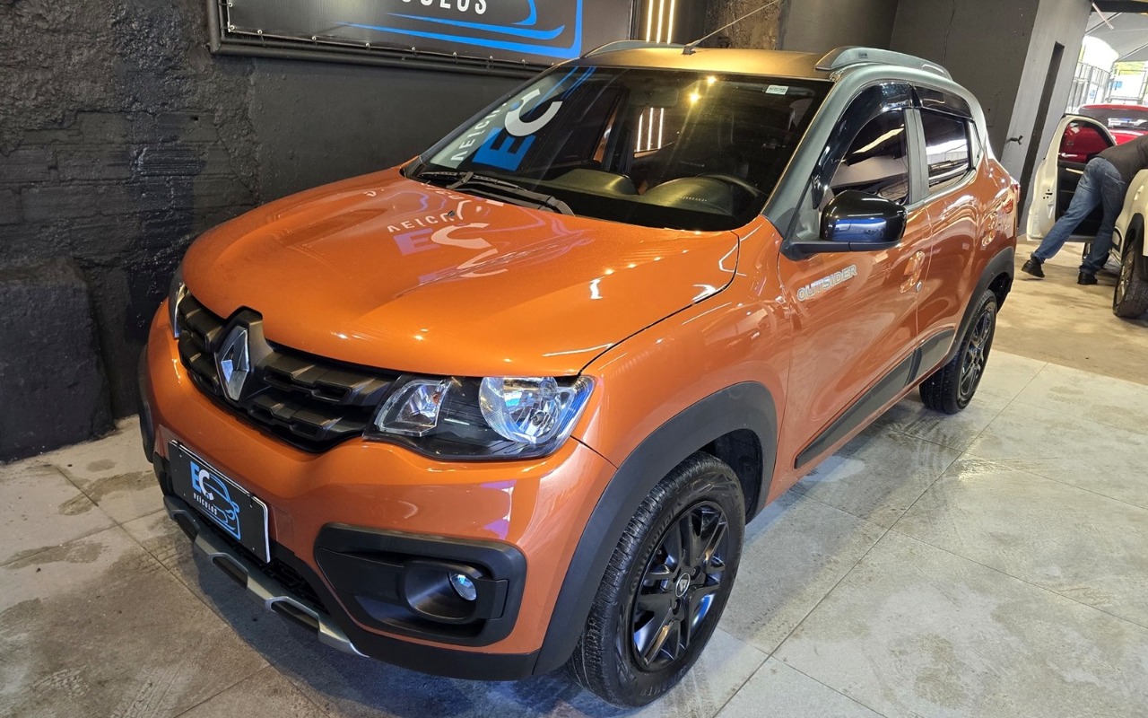 Renault Kwid 2022 Laranja — foto 1 de 3