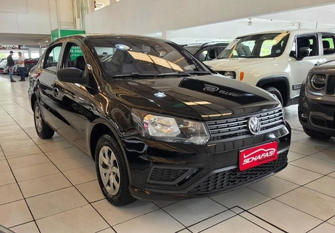 Volkswagen Voyage 1.0 Flex 12V 4p 2022 Preto — foto 1 de 3