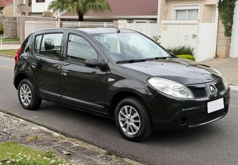 Renault Sandero 2009 Preto — foto 1 de 3