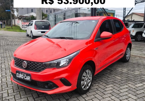 Fiat Argo DRIVE 1.0 6V Flex 2020 Vermelho — foto 1 de 3