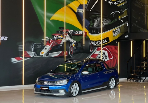 Volkswagen Saveiro 2017 Azul — foto 1 de 3