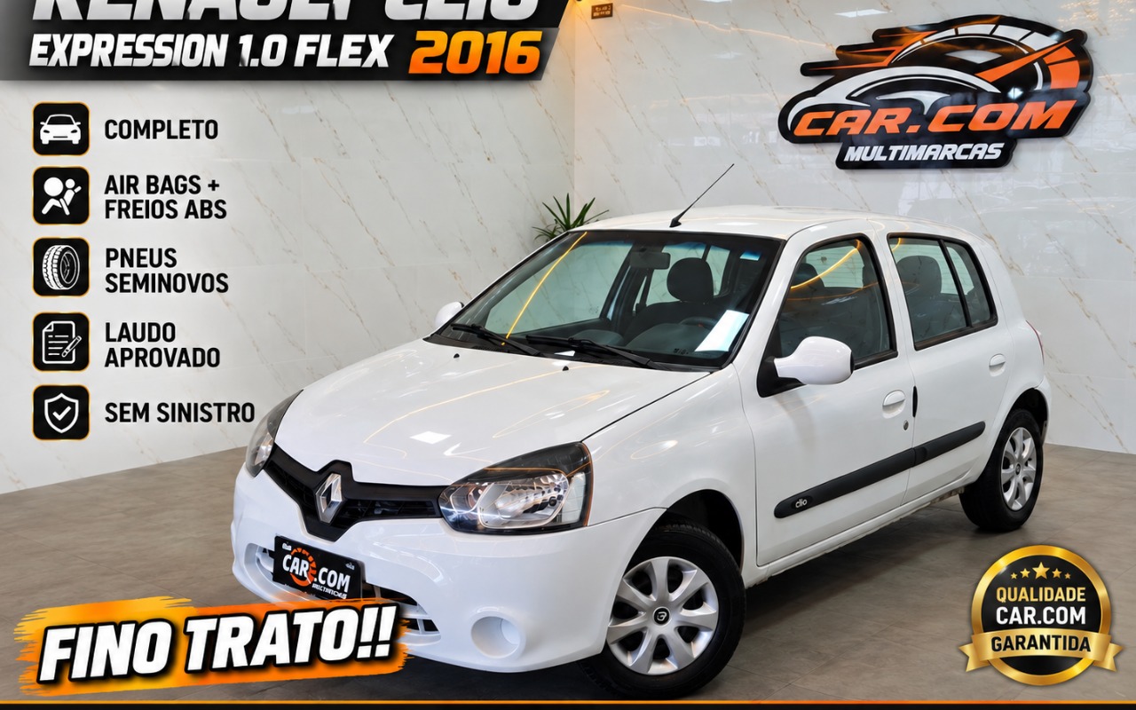 Renault Clio 2016 Branco — foto 1 de 3