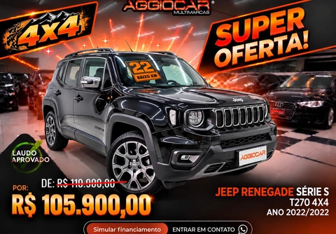 Jeep Renegade 2022 Preto — foto 1 de 3