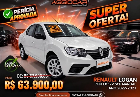 Renault Logan 2023 Prata — foto 1 de 3