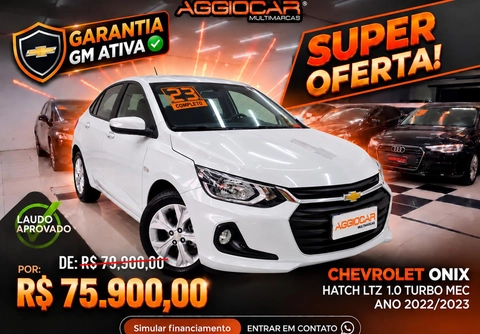 Chevrolet Onix 2023 Branco — foto 1 de 3