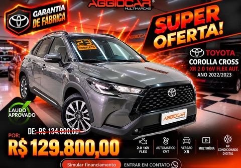 Toyota Corolla Cross XR 2.0 16V Flex Aut. 2023 Cinza — foto 1 de 3