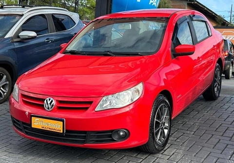 Volkswagen Voyage 1.0 Flex 12V 4p 2012 Vermelho — foto 1 de 3