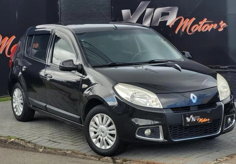 Renault Sandero 2013 Preto — foto 1 de 3