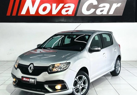 Renault Sandero 2019 Prata — foto 1 de 3