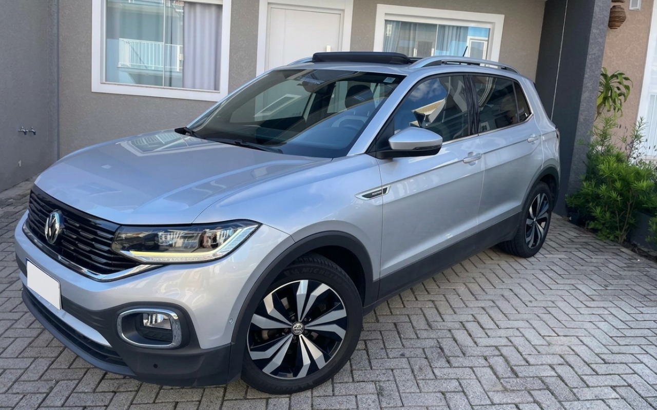 Volkswagen T-Cross 2021 Prata — foto 1 de 3
