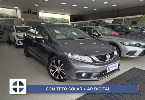 Honda Civic 2016 Cinza — foto 1 de 3