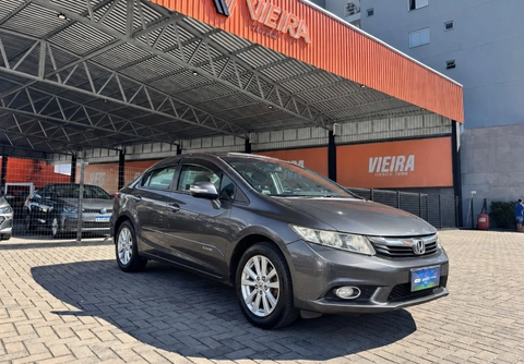 Honda Civic 2014 Cinza — foto 1 de 3